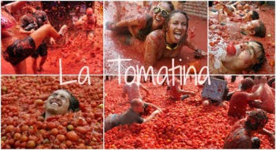 Tomatina-collage